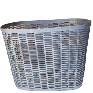 Suministros y equipo de ciclismo para mujer, de plástico tejida cesta de mimbre, vintage, plegable - Product Image 3