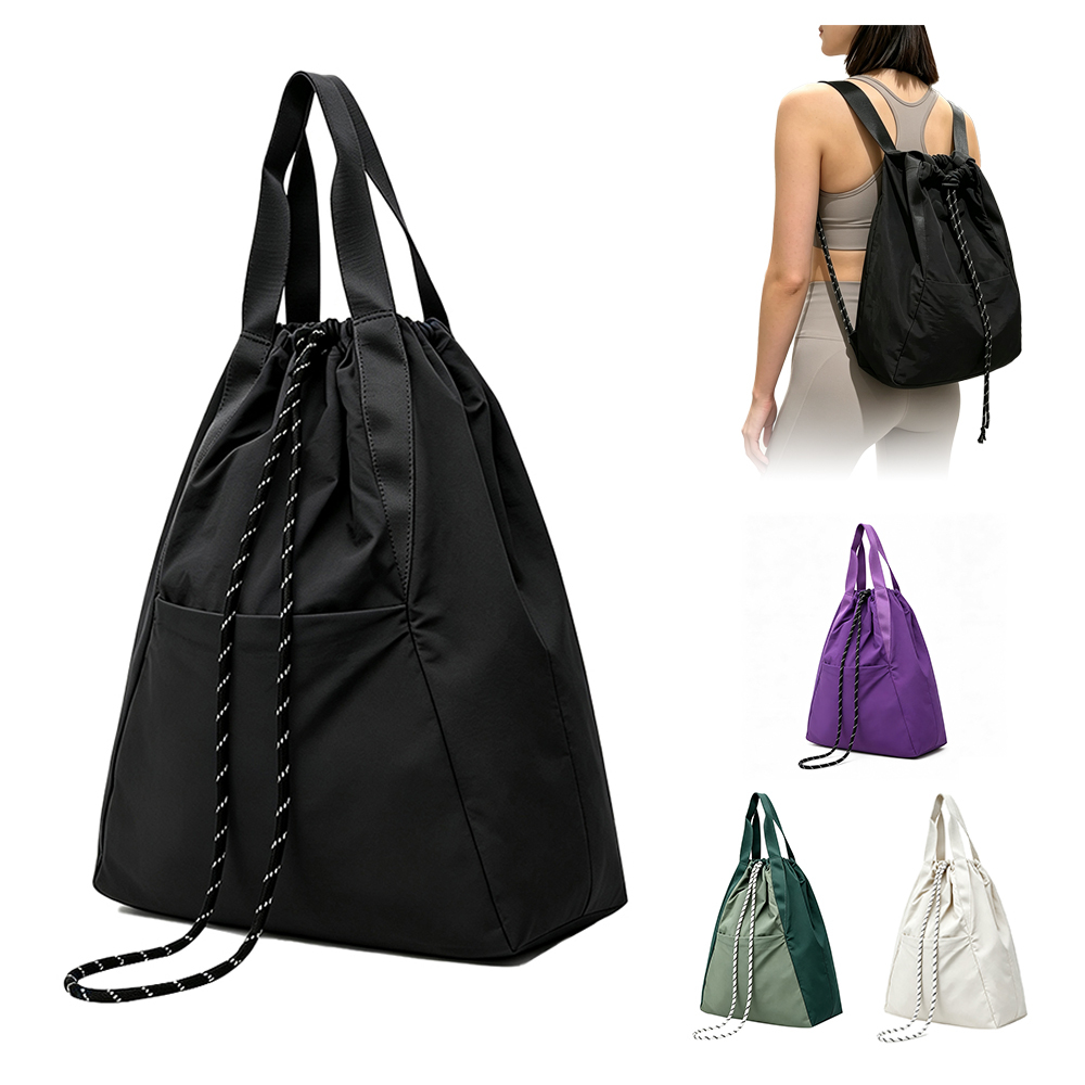 Waterproof Nylon Drawstring Backpack