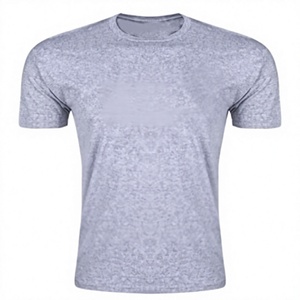 Nouveaux designs 2026 – T-shirt long à manches courtes et col rond en 100 % coton tricoté pour homme – Personnalisable, écologique, respirant, décontracté - Product Image 1