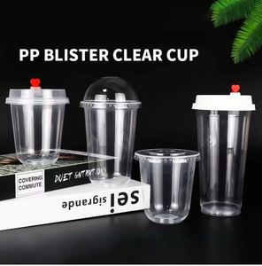 Gobelets jetables en PLA de calibre 95, colorés, pour thé aux perles et jus, tendance, adaptés aux fêtes, pour lait de soja et vodka - Product Image 2