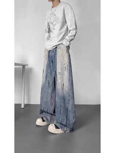 Jupe en jean pour homme, coupe skinny, style médiéval, avec bordure renforcée, en denim, vente en gros - Product Image 3