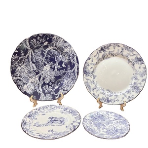 New Design European Style Luxury Bone China Plate Set Porcelain Dinner Set - Product Image 1