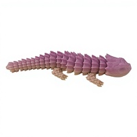 Ornement Caméléon Imprimé en 3D (Nouveauté 2026) – Modèle de Lézard Rampant à Couleurs Dégradées en PLA – Décoration Créative pour Bureau, Étagère et Maison