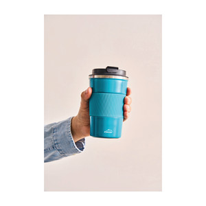 Tazza da viaggio isolata in acciaio inossidabile Lacor da 16 Oz per il caffè in movimento - Product Image 2
