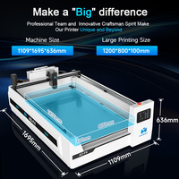 Impresora 3D Mingda AD-F4 de Formato Grande de 1200 mm con Nivelación Automática de 4/2 Colores para Publicidad