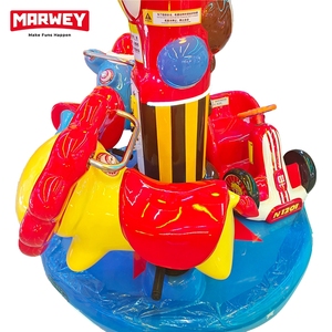 Đồng tiền hoạt động ba người bằng gỗ ngựa xiếc bên Kiddie Rides Mall Kiddie vui chơi giải trí đi xe cho các nhà sản xuất Giá bán - Product Image 6