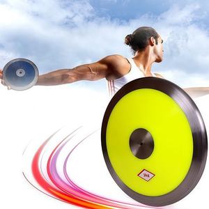 Disco de lanzamiento de atletismo de bajo giro de ABS y nailon con aro de acero, codificado por colores, estándar IAAF, para competición y entrenamiento. - Product Image 2