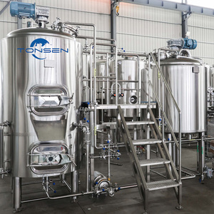 Système de brassage artisanal TONSEN 300L-5000L contrôlé par PLC avec pompe à arbre rotatif pour brasseries commerciales - Product Image 3