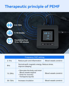 Pemf matras Terapi magnetik Pemf, peralatan Terapi magnetik infra merah Sauna batu Amethyst turmalin dengan terapi cahaya merah - Product Image 5