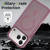 Prix d'usine pour coque de téléphone iPhone 18 17 Pro Max avec support magnétique hybride TPU PC, dos mat, accessoires, produits tendance en gros