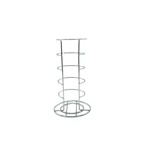 New design wholesale luxury multifunction metal steel waterproof coffee paper Cup rack Dispenser Freestanding holder