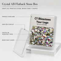 Strass en cristal AB CY, strass à dos plat, formes fantaisie variées, pour nail art, artisanat DIY, vente en gros, OEM, ODM