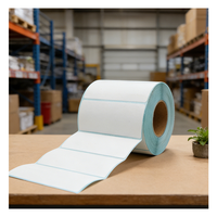 Papel de Etiquetas de Código de Barras Térmico Adhesivo Impermeable de Alta Calidad de 70x30 mm para Aplicaciones de Supermercados, Almacenes y Embalaje