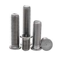 Sekrup mesin metrik ISO 13918 baut Stud las Aluminium 9mm dengan pengapian ujung untuk las Aluminium