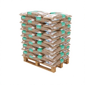 Pellets de Madera de Pino ENplus A1 con Bajo Contenido de Polvo, 20 kg, Garantía de 3 Años, 1% de Ceniza, Temperatura de Fusión de 1200 °C, PLC - Product Image 1