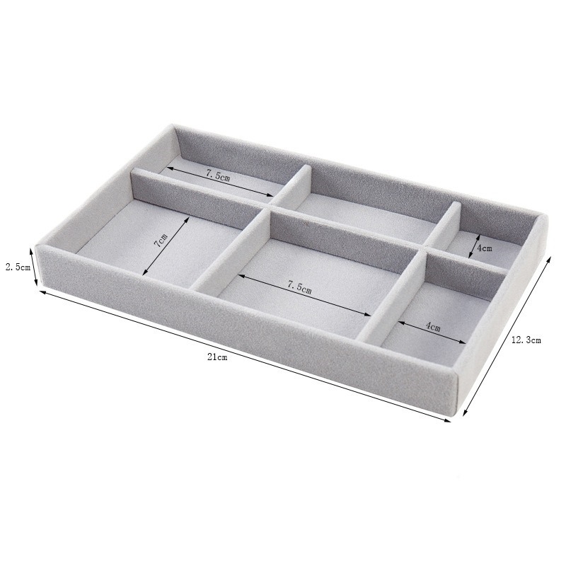 Plateau gris à 6 croisillons