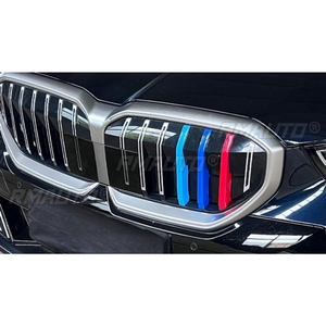 Pour BMW Série 5 i5 2024-2025 : Bandes décoratives de calandre de pare-chocs, garnitures de carrosserie, kit de garnitures de calandre avant, pièces extérieures - Product Image 4