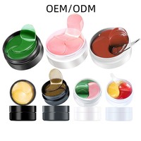 Patch de sommeil au collagène naturel de marque privée patchs sous les yeux en or 24 carats pour les cernes masque pour les yeux patchs pour les yeux hydrogel