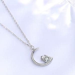 Fashion Jewelry Necklace Pendant Necklace Fine Jewelry Necklace Silver 925 Jewelry For Women Sterling Silver 925 Jewellery <b>mouse</b> - Product Image 3