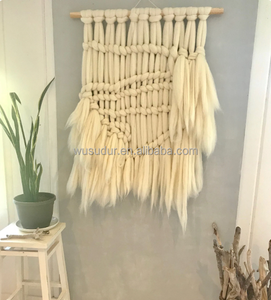 Grande <span class=keywords><strong>tapisserie</strong></span> murale tissée : Art mural bohème en fibres - Product Image 1