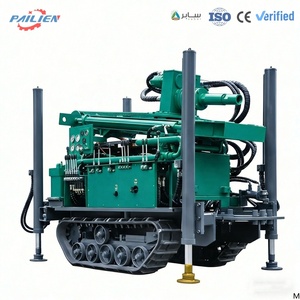 Máquina de Perfuração de Poços de Água e Rochas a Diesel Montada em Esteiras de Aço de 100m, 150m, 200m, 300m, 500m, 600m - Preço de Fábrica - Product Image 1