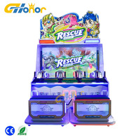 Nouvelle conception, machine de jeu d'arcade de tir à l'eau à monnayeur pour 4 joueurs, très vendue dans les centres commerciaux, garantie 1 an en anglais