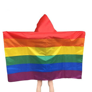 Capa de poliéster hecha a mano personalizada con bandera de 90x150cm, chal con la bandera nacional francesa, suministros para fans, transfronterizo con personalización - Product Image 3