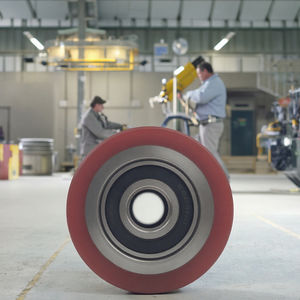 Hochleistungs-Polyurethan-Lenkrad für den Transport von Industrie wagen lagern und die Fabrik ausrüstung Polyurethan rad - Product Image 1