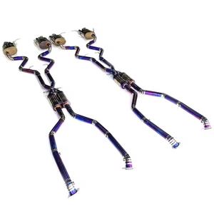 Sistema de Escape Catback Valvetronic de Alto Rendimiento con Acabado de Espejo de Titanio VSS de 1.5 mm de Espesor para <span class=keywords><strong>BMW</strong></span> E63 M6 <span class=keywords><strong>E60</strong></span> <span class=keywords><strong>M5</strong></span> <span class=keywords><strong>V10</strong></span> - Product Image 4