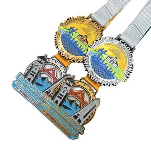 Medalla de Aleación de Zinc Personalizada con Logotipo, Diseño Creativo, Venta al por Mayor, para Maratón y Carreras Deportivas - Product Image 2