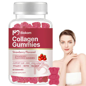 תות מתובל אנטי אייג 'ינג ביוטין קולגן חלבון קרטין תוספת עבור הלבנת העור עם ביוטין וויטמינים c - Product Image 1