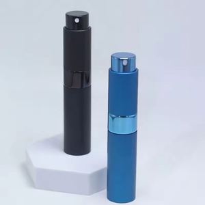Atomizador de Perfume Recargable de Aluminio de 5ml, 8ml, 10ml, Negro Mate, Portátil, de Bolsillo, con Logotipo Personalizado, Venta al Por Mayor - Product Image 3