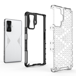 PC de conception en nid d'abeille TPU 2 en 1, coque armure dissipation thermique pour xiaomi <span class=keywords><strong>F4</strong></span> <span class=keywords><strong>GT</strong></span> X4 M4 PRO C40 K50 gaming K40S Redmi Note11 Pro 4g 5g - Product Image 2