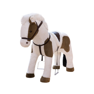 Vente directe d'usine, cadeau pour enfants, cheval en peluche assis - Product Image 1