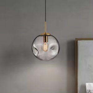 Estilo nórdico Iluminación interior Dormitorio Mesita de noche Cocina Isla Colgante Bola de vidrio soplado Colgantes Luz - Product Image 4