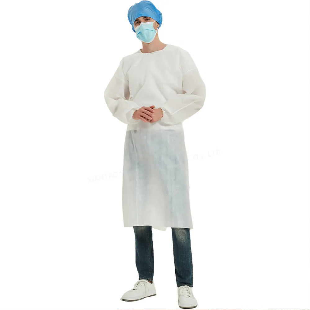 PPE保護スーツレベル3 SMS隔離ガウン高品質の使い捨て大人CE SANDA EOS ASTM外科用隔離ガウン