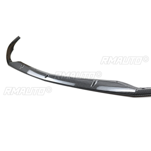 สำหรับ Mercedes-Benz C-class W205 C205 S205 C63 C63s เท่านั้น AMG 2015-2022 ชุดแต่งกันชนหน้ารถยนต์ 5 ชิ้น ดิฟฟิวเซอร์ สปอยเลอร์ สปลิตเตอร์ - Product Image 3