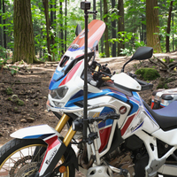 SMNU Motorrad-Kamerahalterung mit 360° Rotation, Fahrrad-Kameraständer für 4K Sportkameras, Motorrad- und Fahrrad-Sportkameras