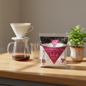 Hario V60 <b>Coffee</b> <b>Paper</b> <b>Filter</b> Size 02 For 1-4 Cups 100 Sheets - Product Image 3