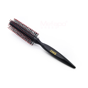 La setola di cinghiale a rullo rotondo in legno naturale di alta qualità del salone professionale raddrizza le spazzole per capelli - Product Image 3