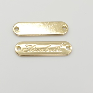 Quần áo phụ kiện tùy chỉnh khắc logo thương hiệu may kim loại thiết kế logo nhãn cho hàng may mặc/đồ bơi - Product Image 6