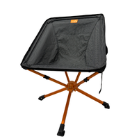Chaise de camping compacte ultralégère en aluminium 7075 pliable pour pique-nique, mobilier d'extérieur, petite quantité minimale de commande, offre spéciale