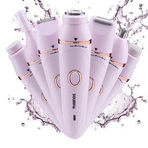 Solimpia HT-518 Rasoirs électriques 7-en-1 pour femmes, tondeuse bikini et épilateur corps entier, rechargeable par USB, garantie 1 an, cadeau - Product Image 2