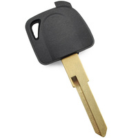 Carcasa de Repuesto para Llave de Coche con Transpondedor ABS Negro, Funda para Llave de Coche con Control Remoto