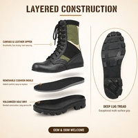 Fabricant de bottes de combat tactiques KMS Bottes de combat pour hommes populaires à tige haute durables légères confortables