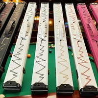 Boîte de rangement rigide tout-en-un à double compartiment pour queues de billard chinois, modèle 001