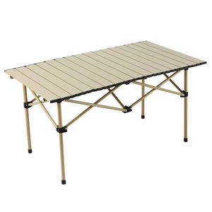 Outdoor Folding <b>Table</b> 120x55x50cm <b>Portable</b> Camping <b>Picnic</b> <b>Table</b> Rectangular Carbon Steel Lightweight Outdoor Use - Product Image 5