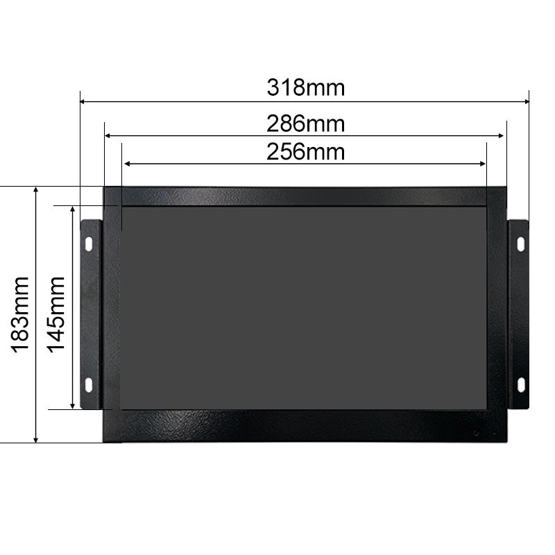 11.6 Inch IPS 1366x768/1920x1080 HD-MI/VGA Non-Touch Screen Metal Case Industrial Desktop LCD Monitor with Virtual Reality Ready