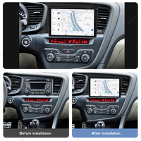 Duauto du7 Radio mobil Android 13, 12G + 512G navigasi GPS Multimedia pemutar Video untuk Kia K5 Optima 2011-2014