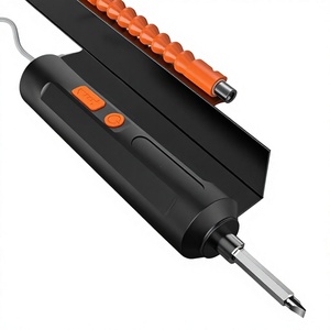 Destornillador, taladro pequeño tipo pistola, taladro eléctrico pequeño de iones de litio, juego de destornilladores totalmente automático de 47 piezas y accesorios - Product Image 2